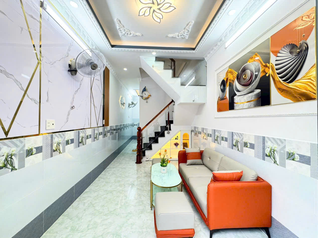 Nhà bán 3 tầng  Huỳnh Tấn Phát Nhà Bè